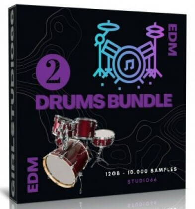 EDM Beats and Full Drums Bundle Two WAV